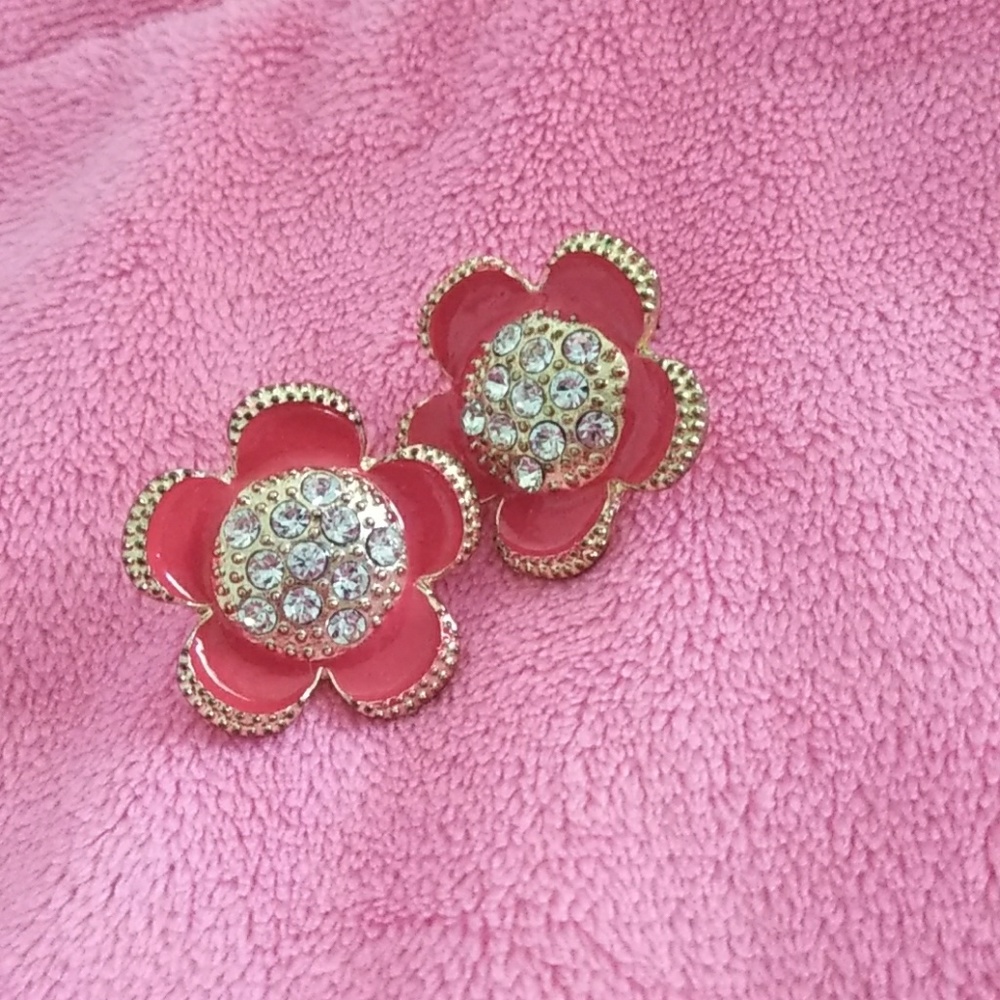 Flower earrings - Picture 2 of 2